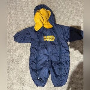 Vintage Notre Dame Infant Snow Suit